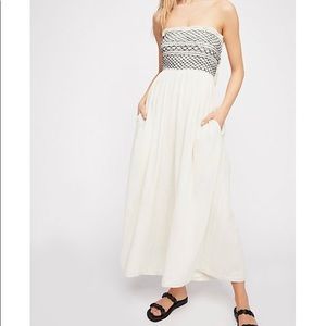 Free People Red “Carmen” Convertible Jumpsuit